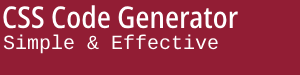 CSS Code Generator